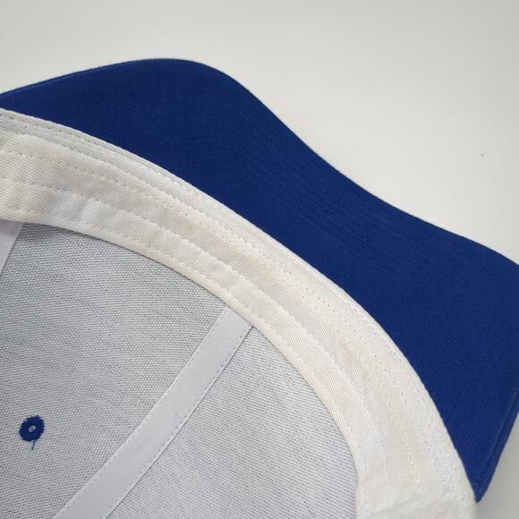 Richardson Snapback Trucker Hat Blue One Size Mesh Back Logo Antler - Picture 8 of 10